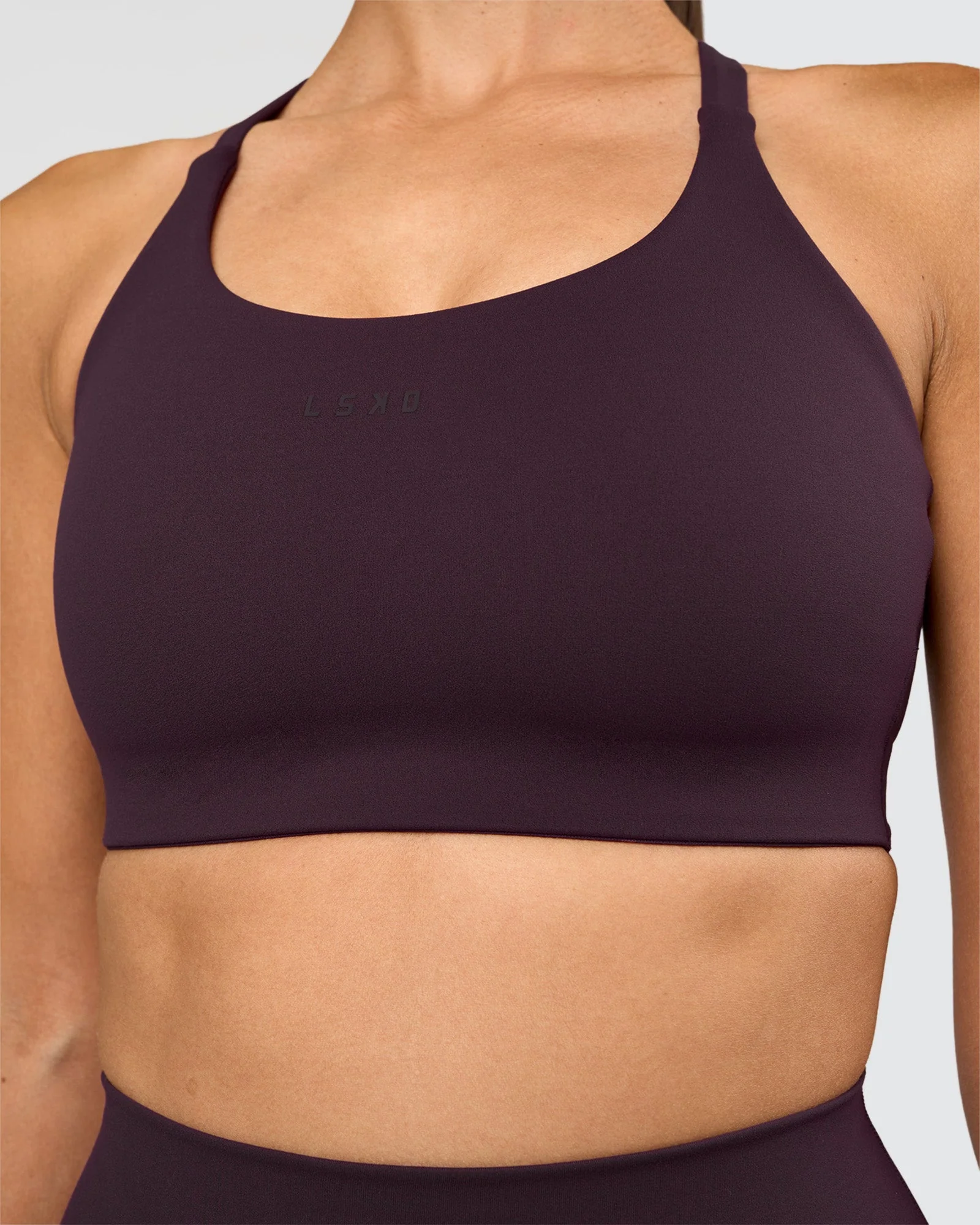 Twist Sports Bra D/DD/E - Midnight Plum - Image 7