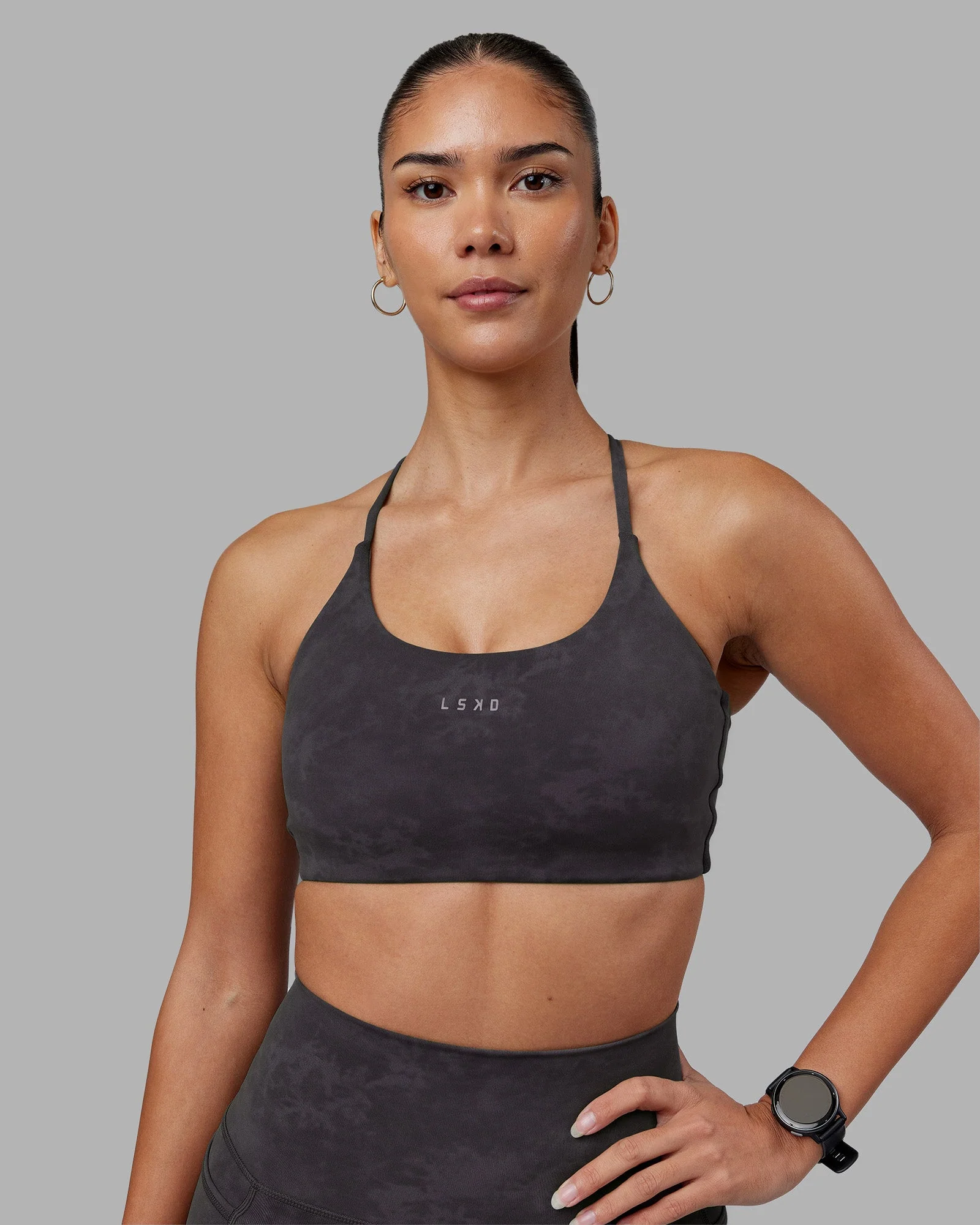 Twist Sports Bra - Dark Storm Wash