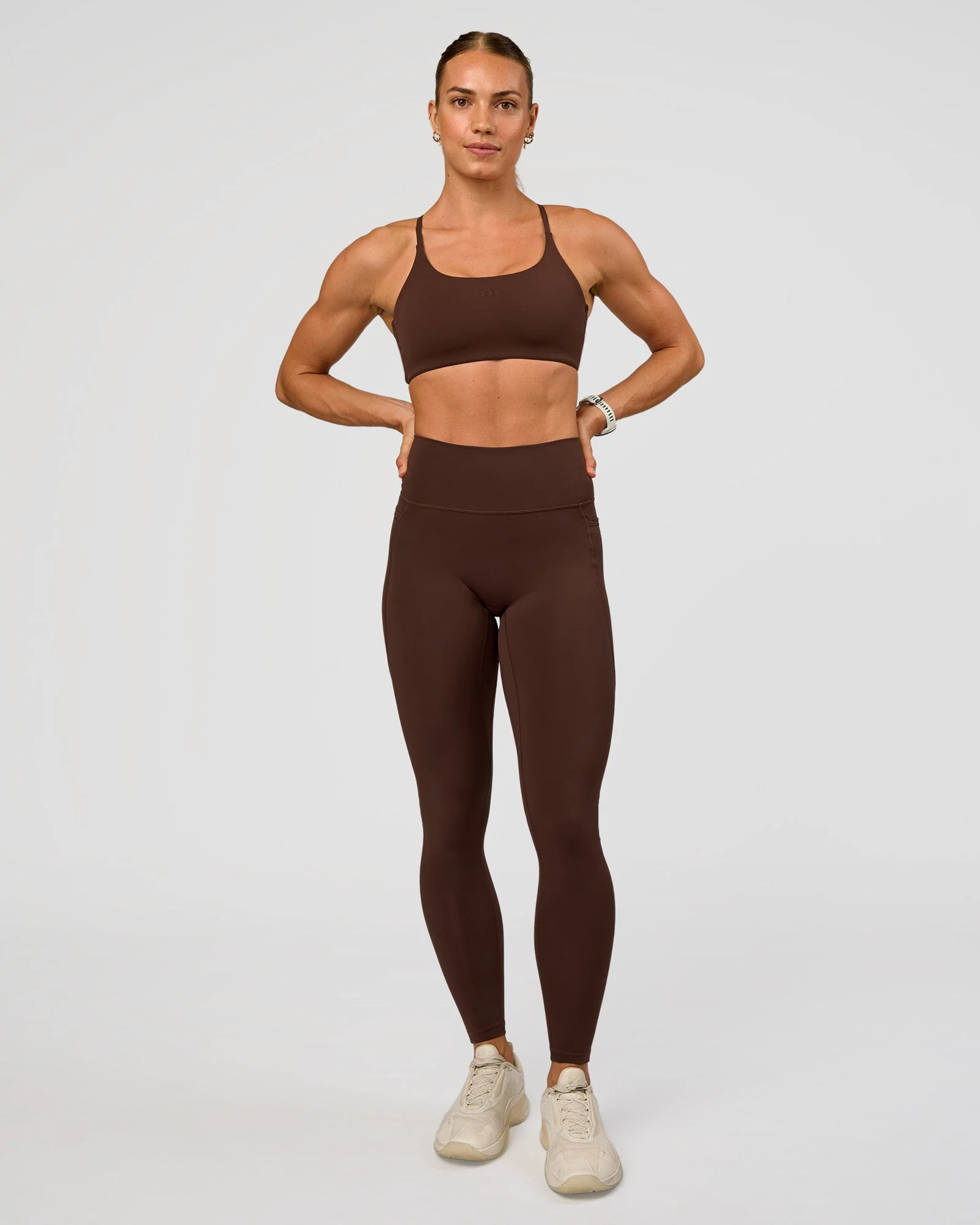 Twist Sports Bra - Hot Chocolate - Image 7