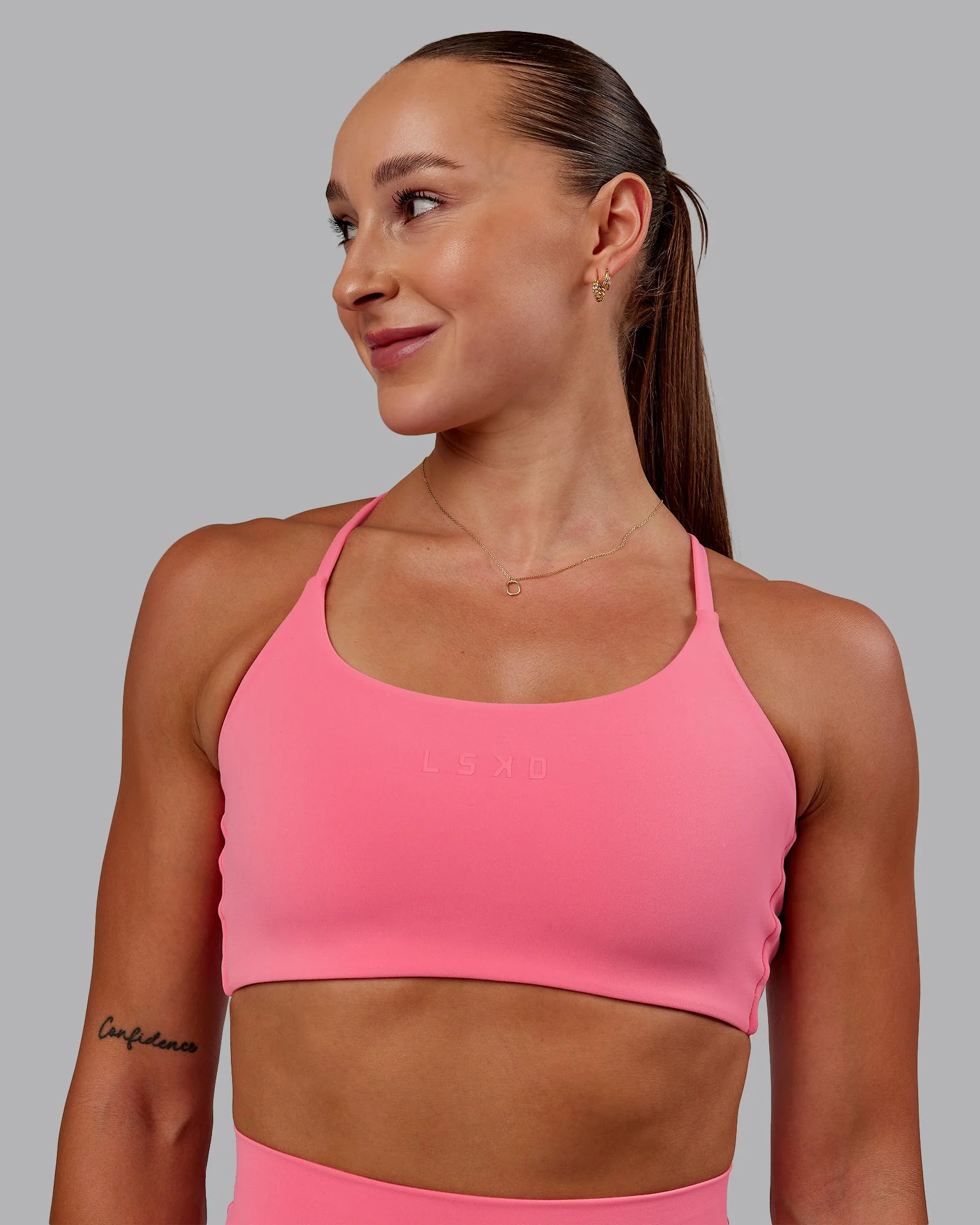 Twist Sports Bra - Pink Lemonade - Image 4