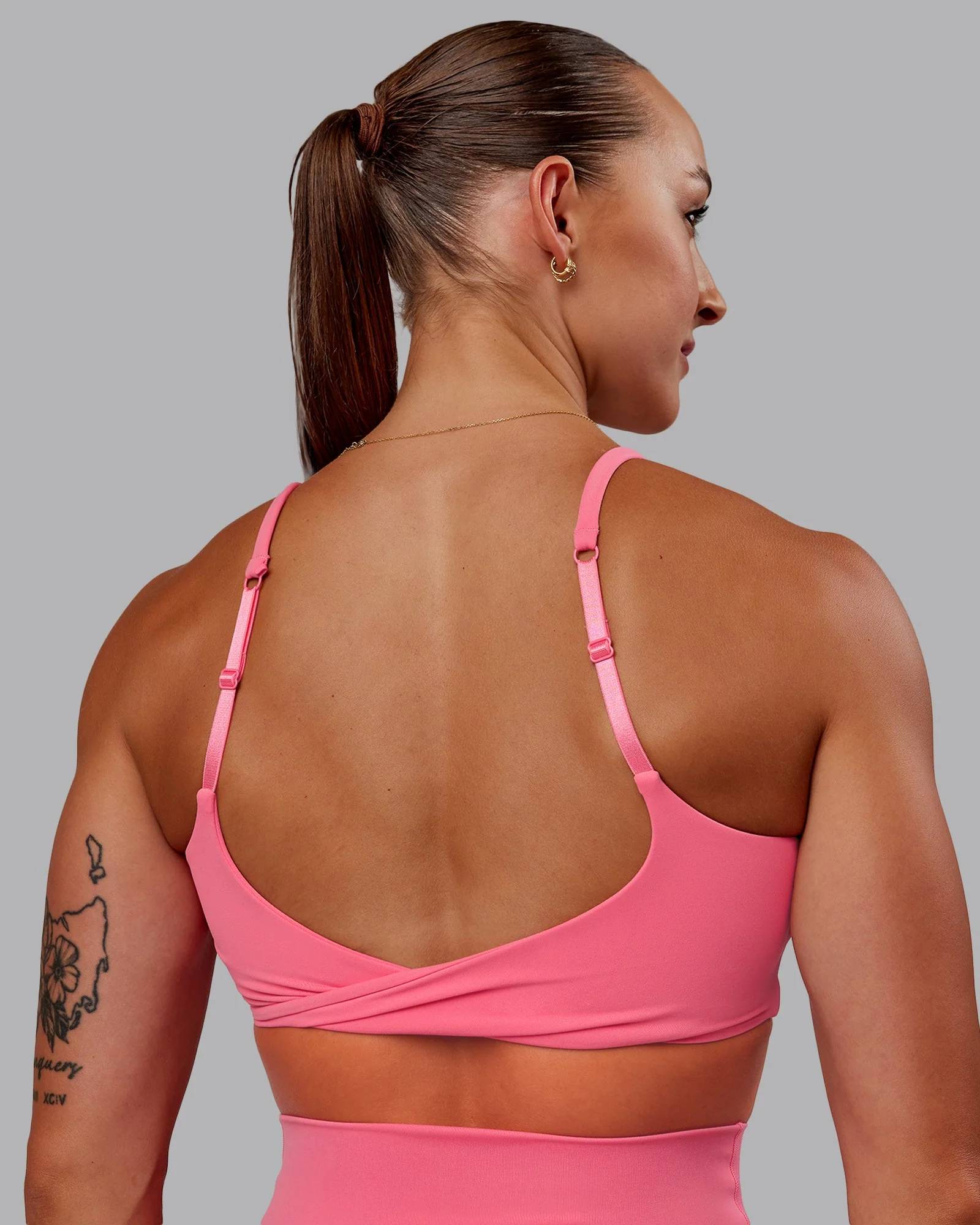 Twist Sports Bra - Pink Lemonade - Image 5