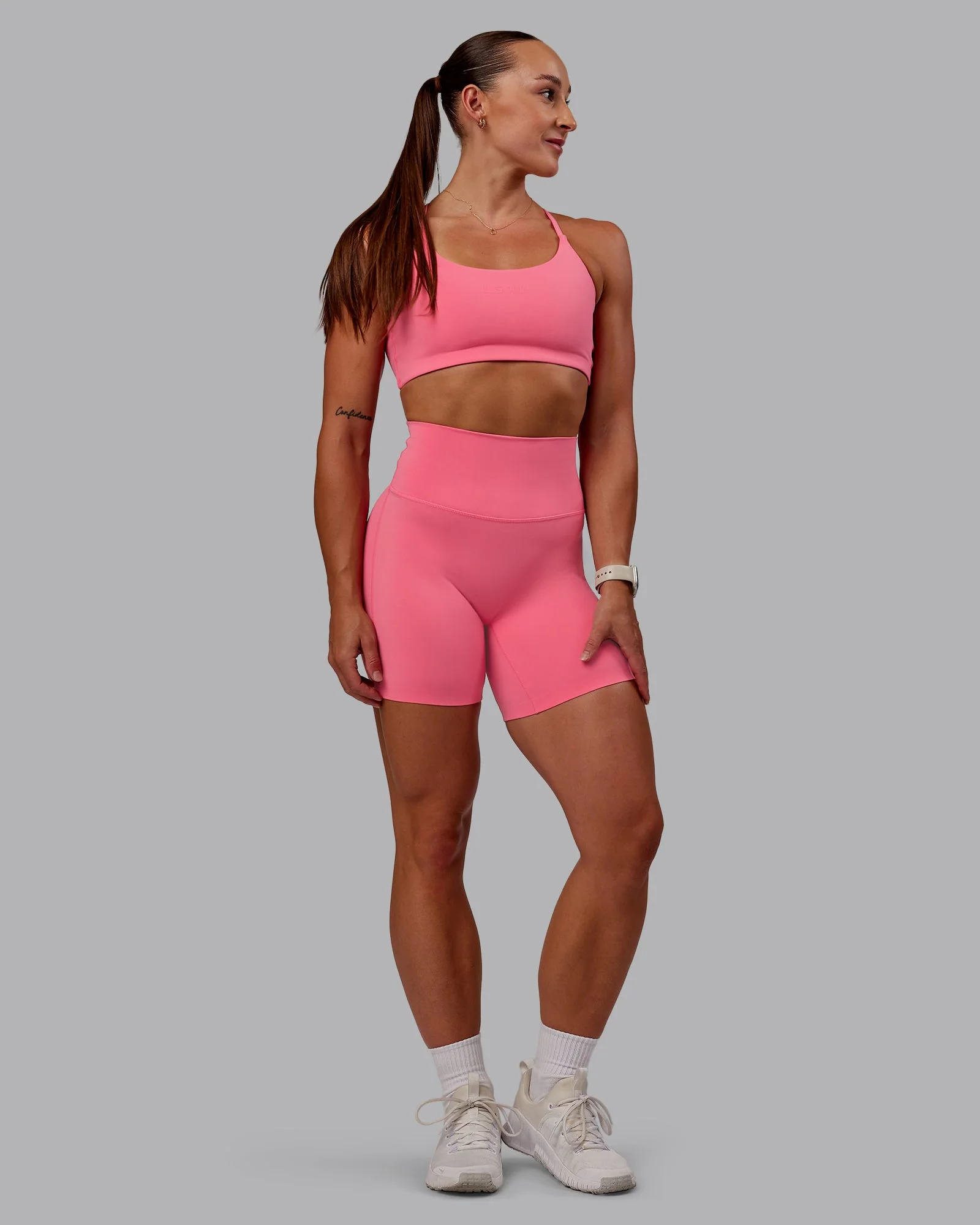 Twist Sports Bra - Pink Lemonade - Image 9