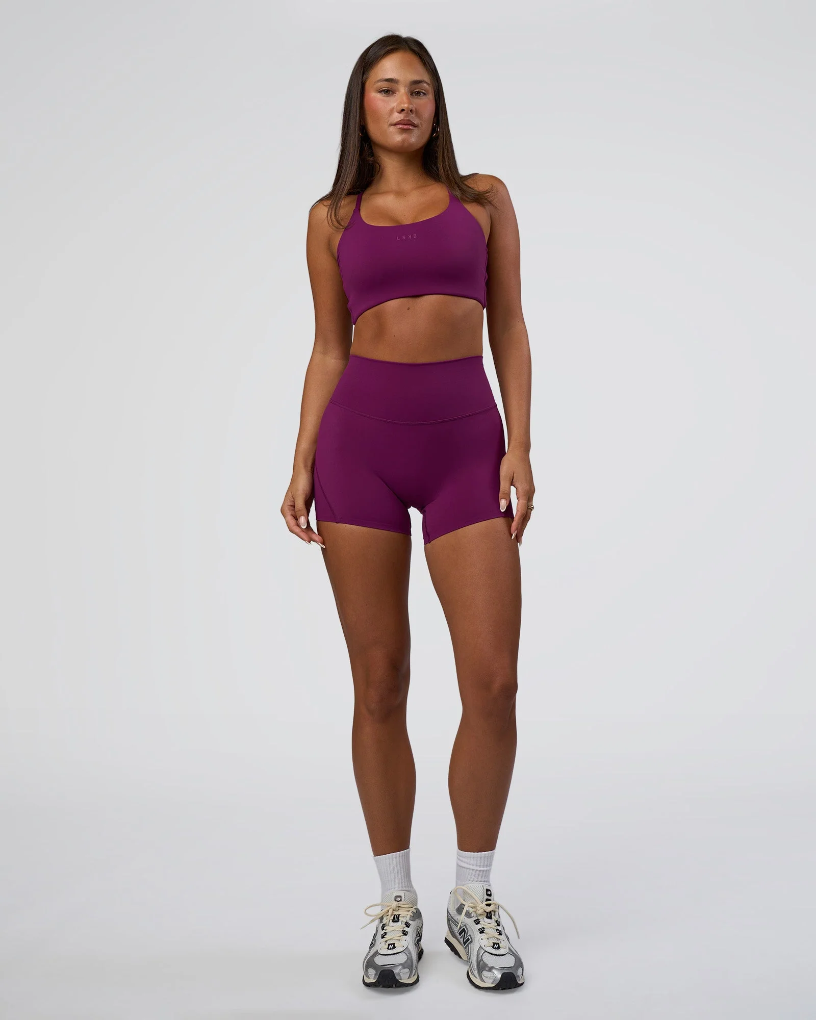 Twist Sports Bra - Plum Caspia - Image 5