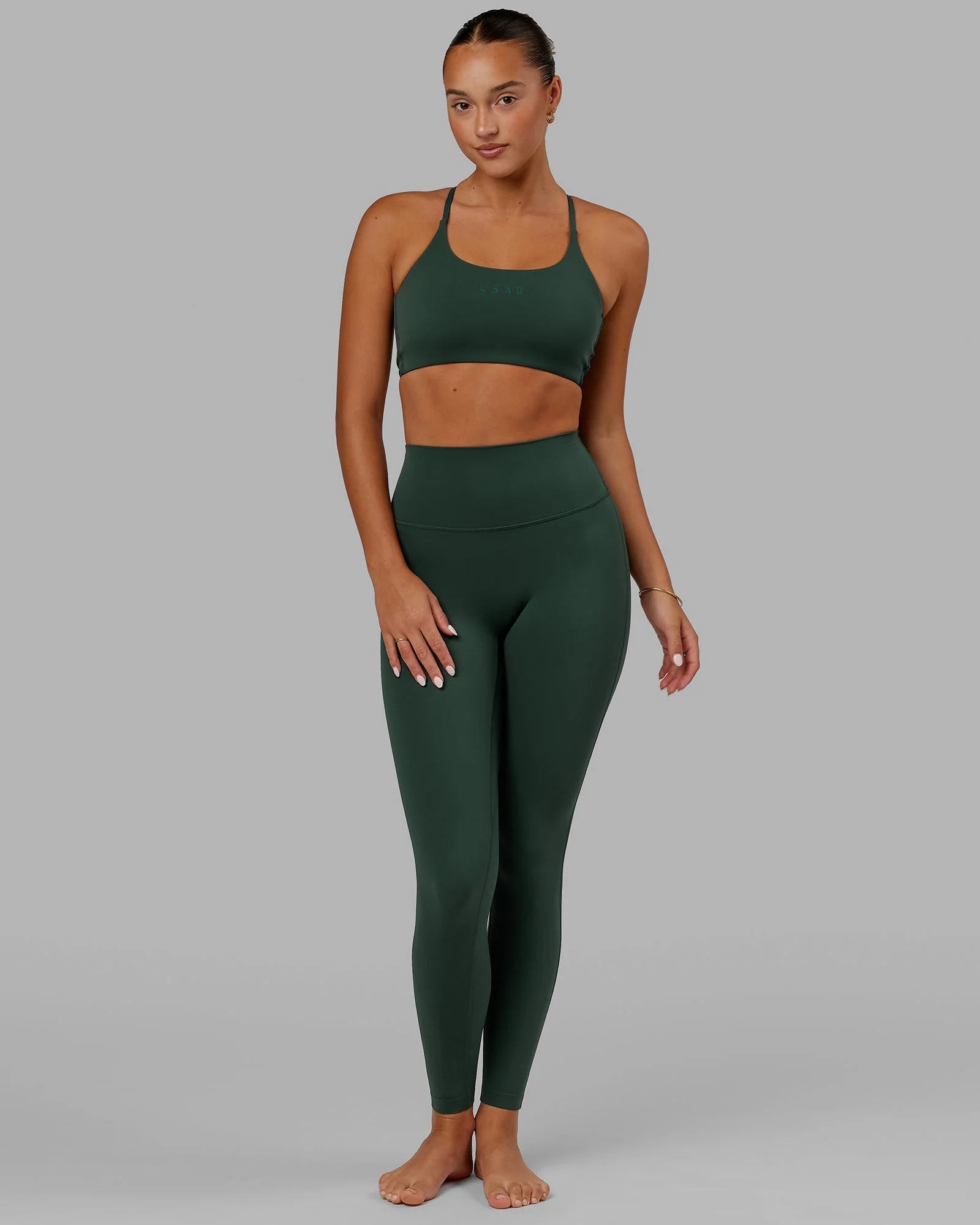 Twist Sports Bra - Vital Green - Image 3