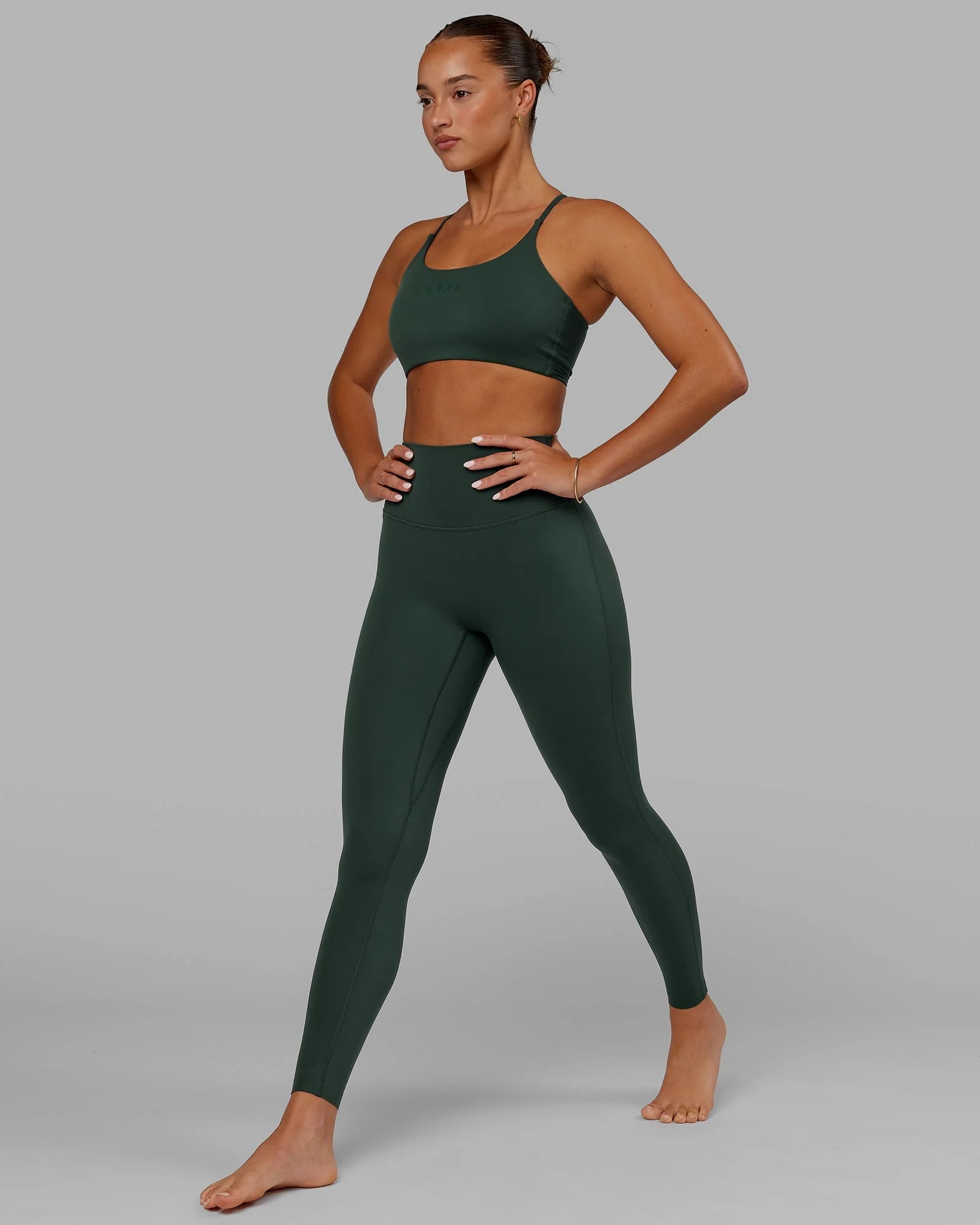 Twist Sports Bra - Vital Green - Image 4