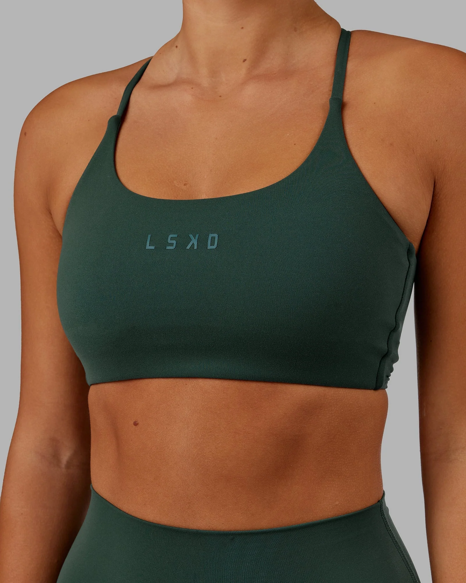 Twist Sports Bra - Vital Green - Image 6