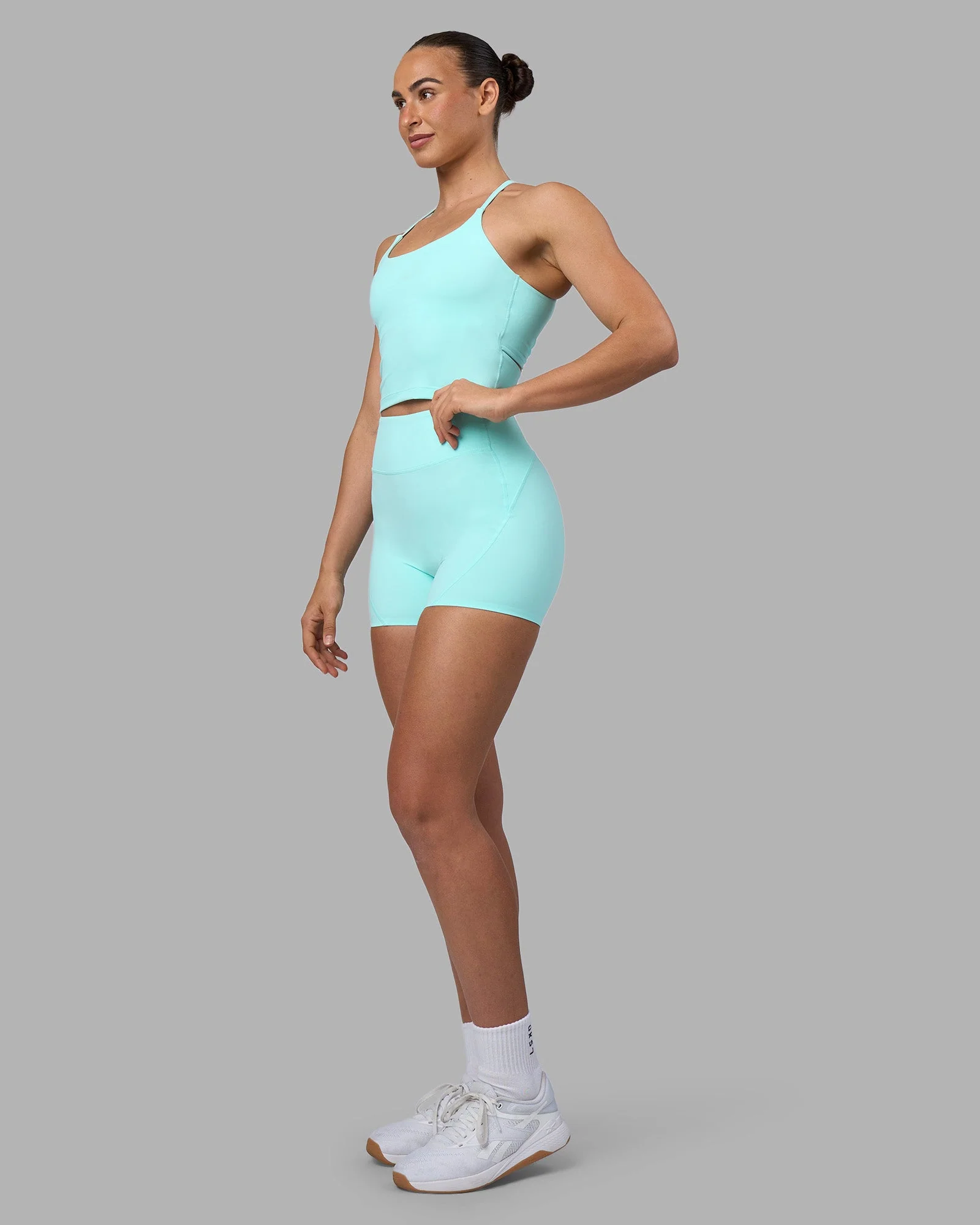 Twist Tank With Shelf Bra - Island Paradise - Image 3