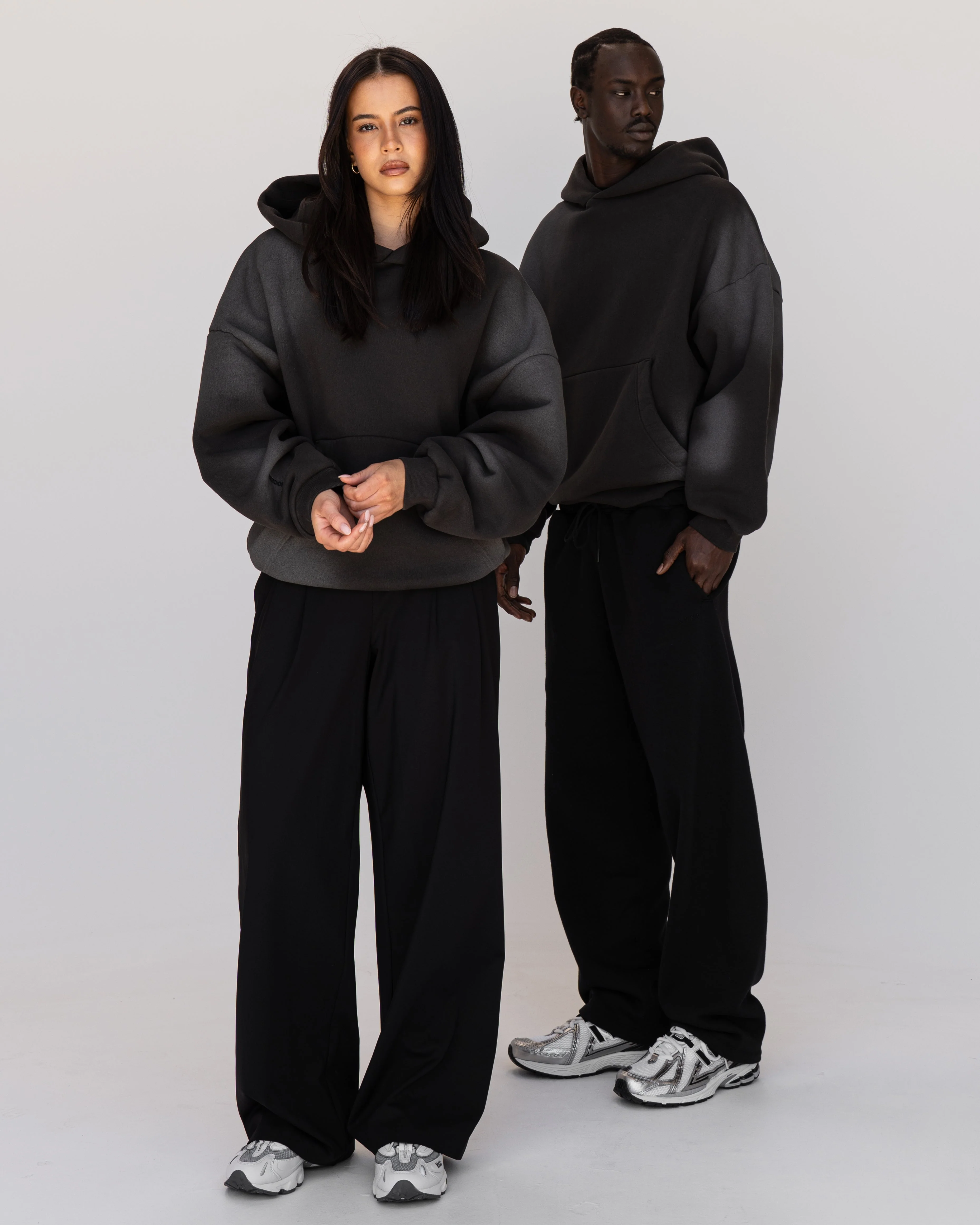 Memory In Motion Ultra Heavyweight Washed Hoodie - Charcoal Washed - Image 10