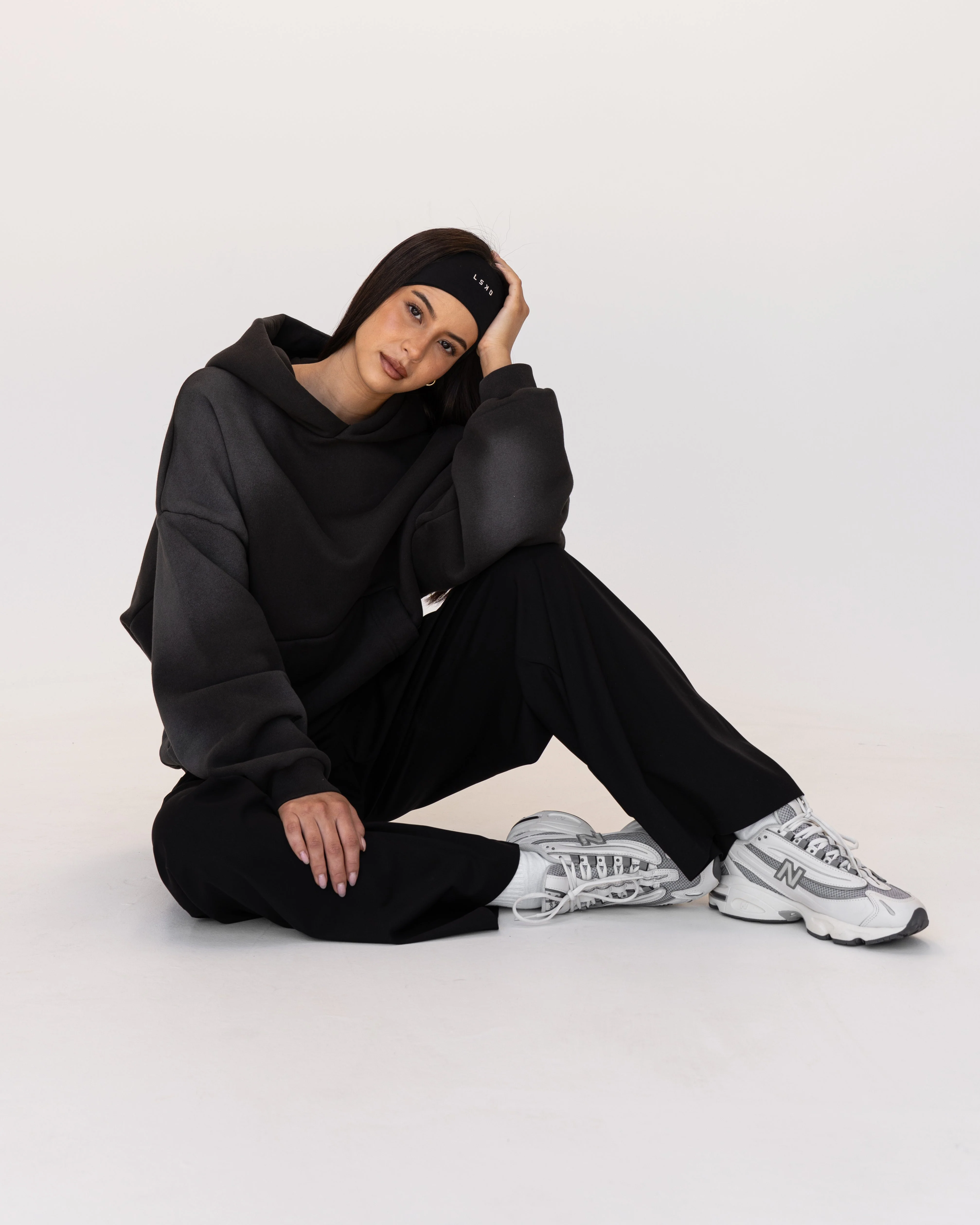 Memory In Motion Ultra Heavyweight Washed Hoodie - Charcoal Washed - Image 12