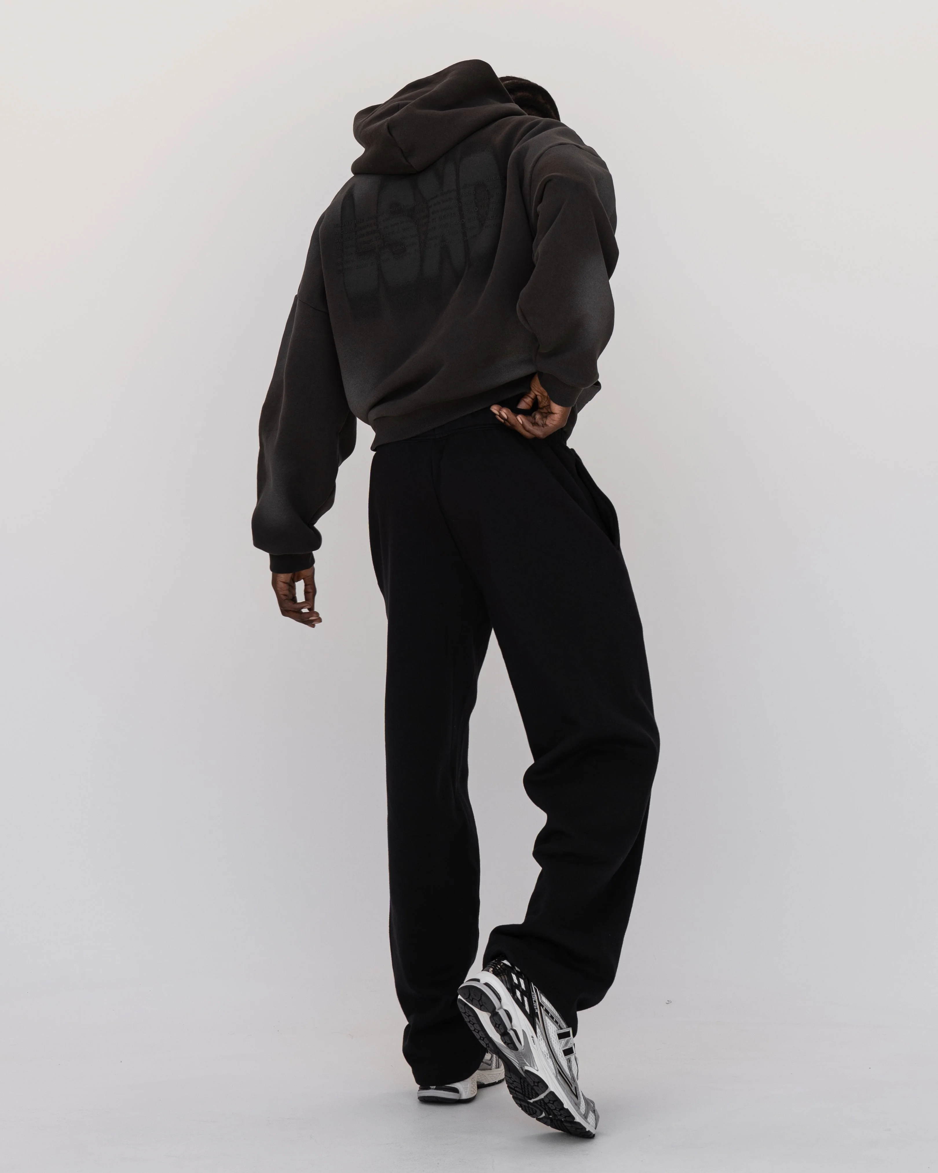 Memory In Motion Ultra Heavyweight Washed Hoodie - Charcoal Washed - Image 15