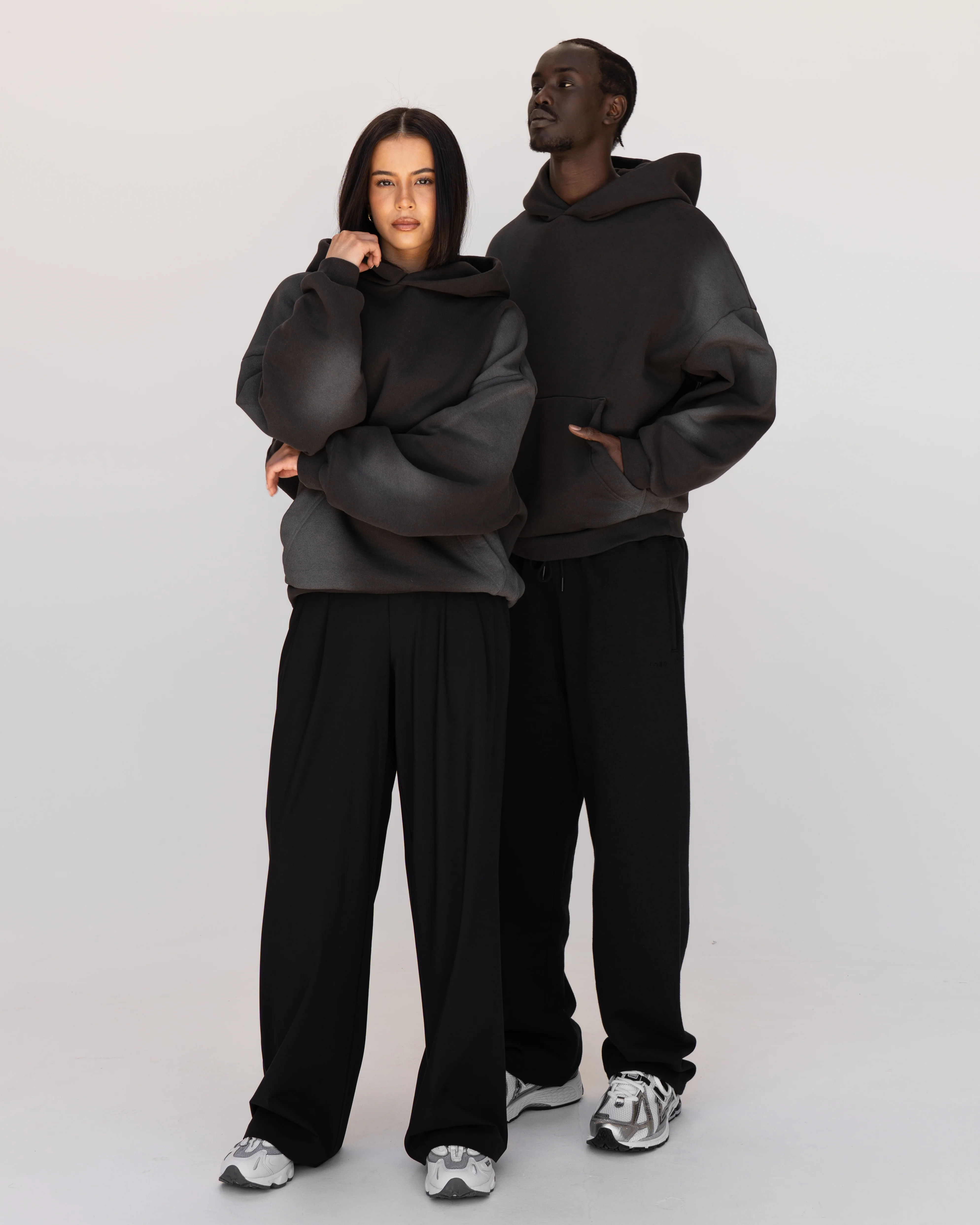 Memory In Motion Ultra Heavyweight Washed Hoodie - Charcoal Washed - Image 16