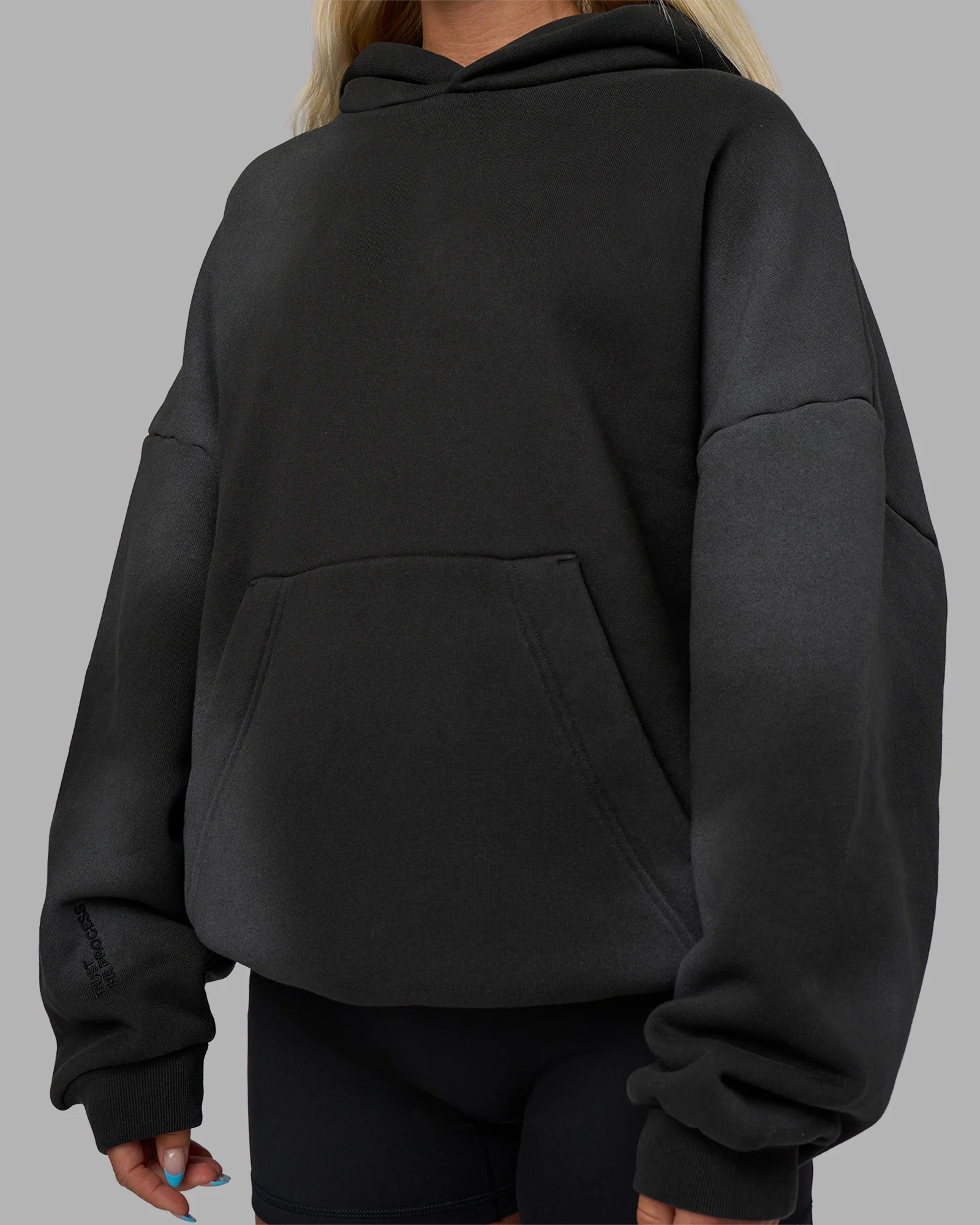 Memory In Motion Ultra Heavyweight Washed Hoodie - Charcoal Washed - Image 18