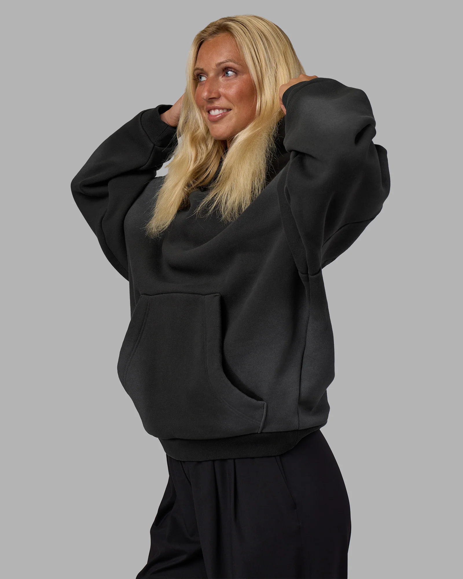 Memory In Motion Ultra Heavyweight Washed Hoodie - Charcoal Washed - Image 24