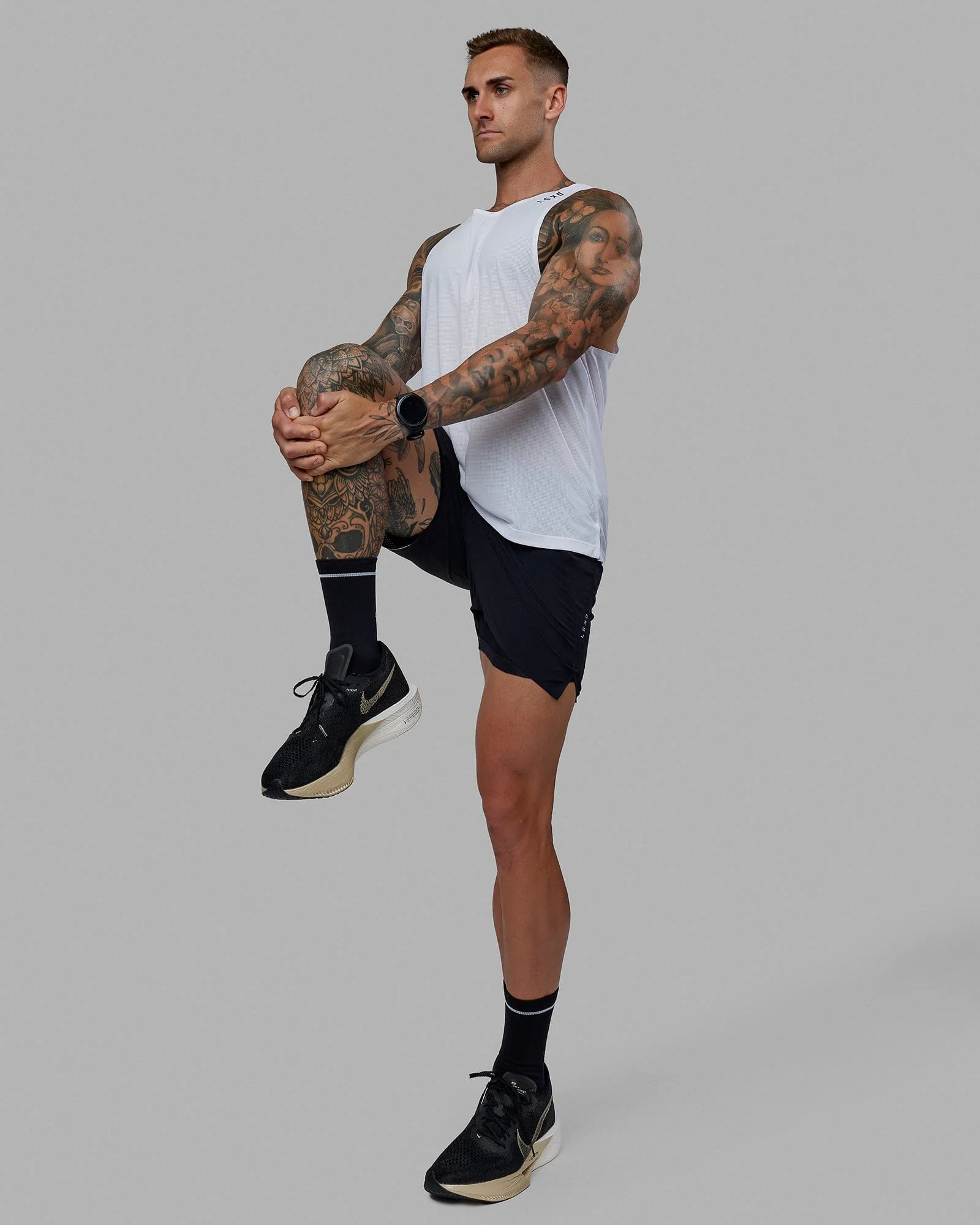 O.G. UltraAir 5" Lined Performance Short - Black-Reflective - Image 8