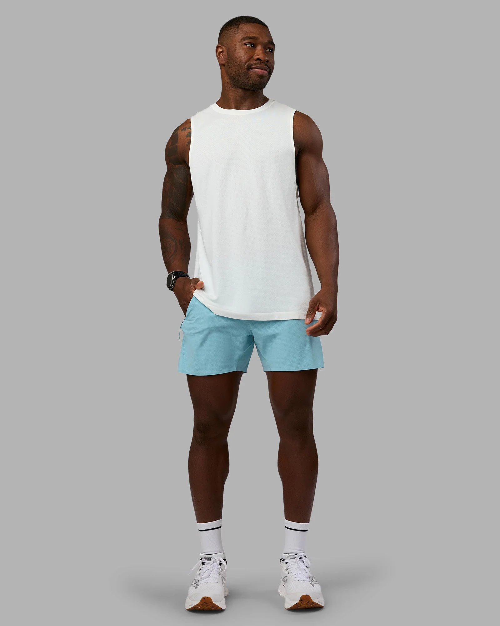 UltraAir 5" Lined Performance Short - Retro Blue - Image 7