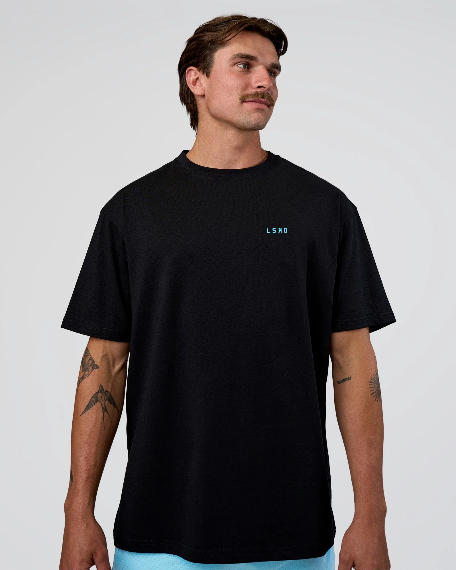 Unfit Club FLXCotton Oversized Tee - Black-White - Image 3