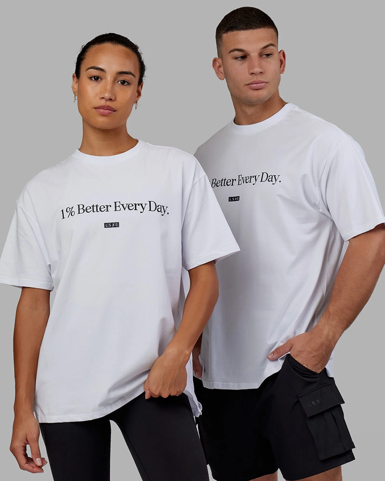 1% Better FLXCotton Tee Oversize - White