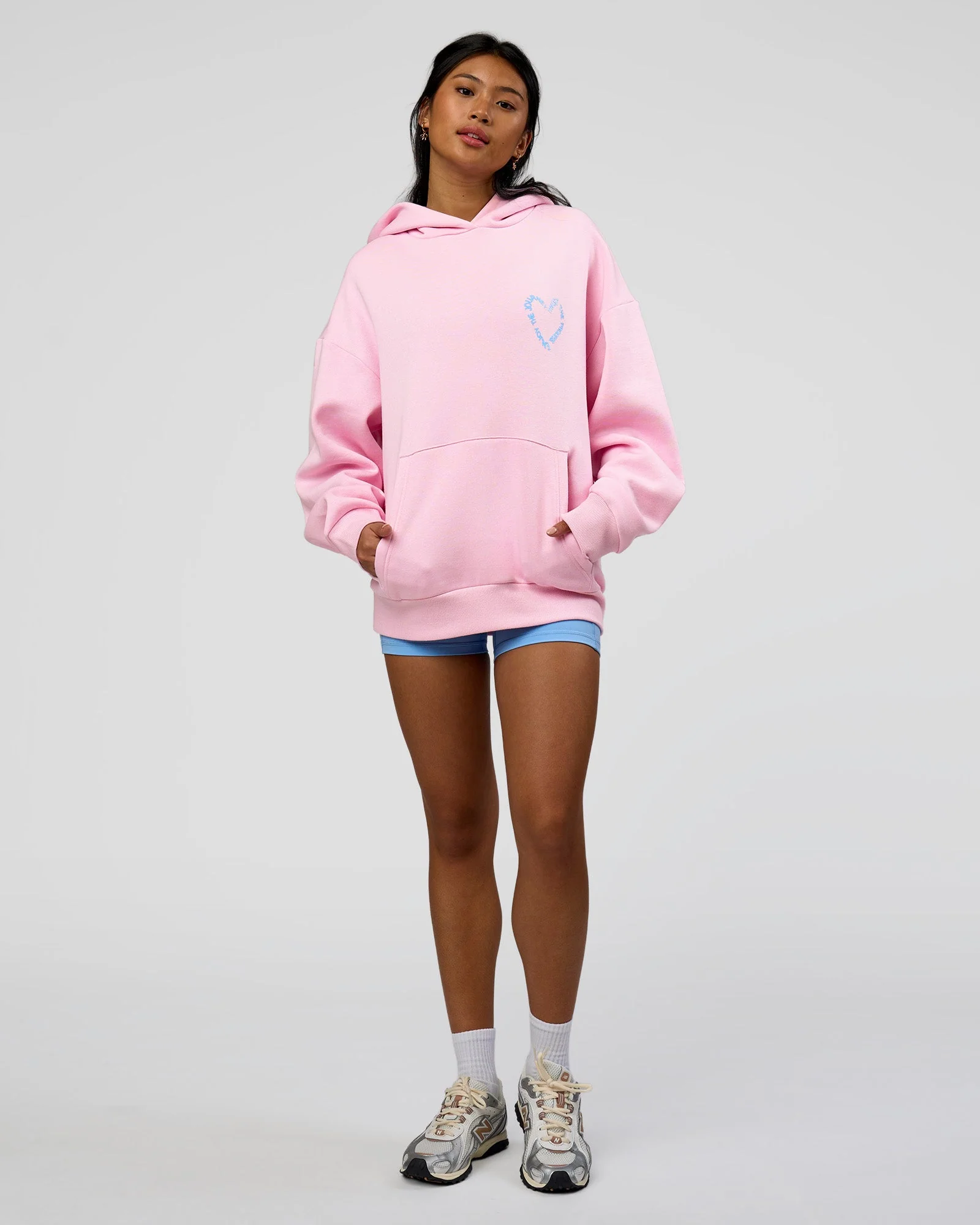 Unisex Love The Process Oversize Hoodie - Marshmallow-Open Air - Image 10