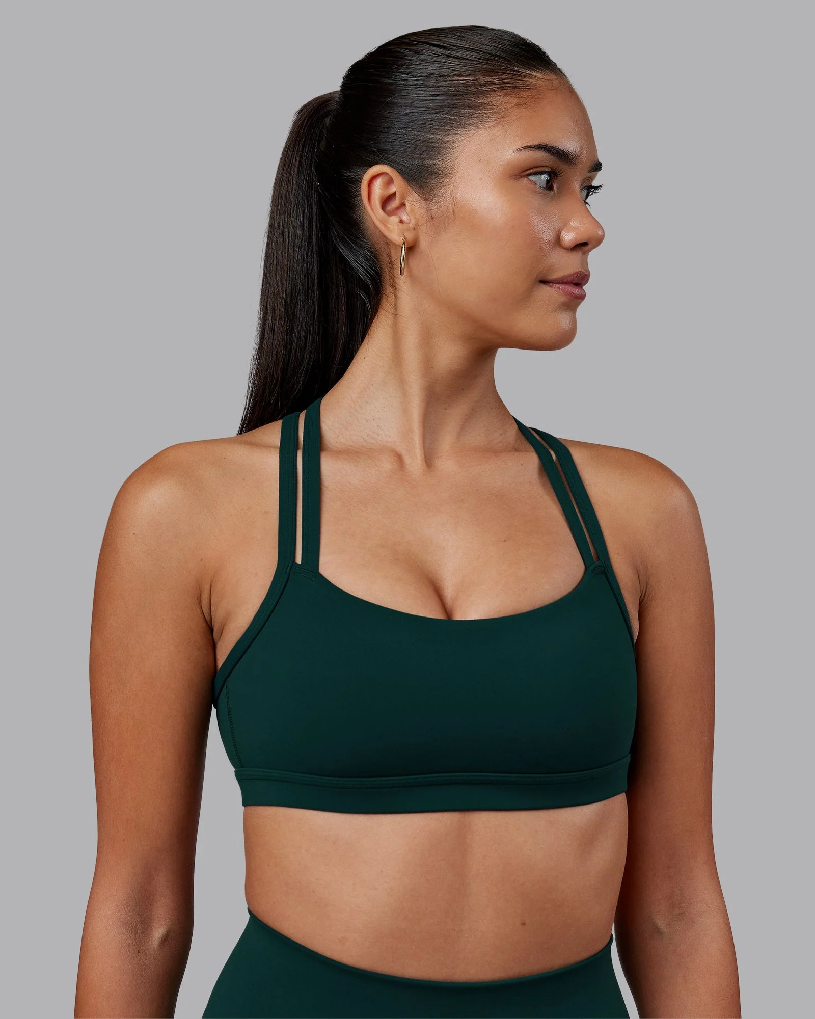 Velocity Sports Bra - Dark Moss
