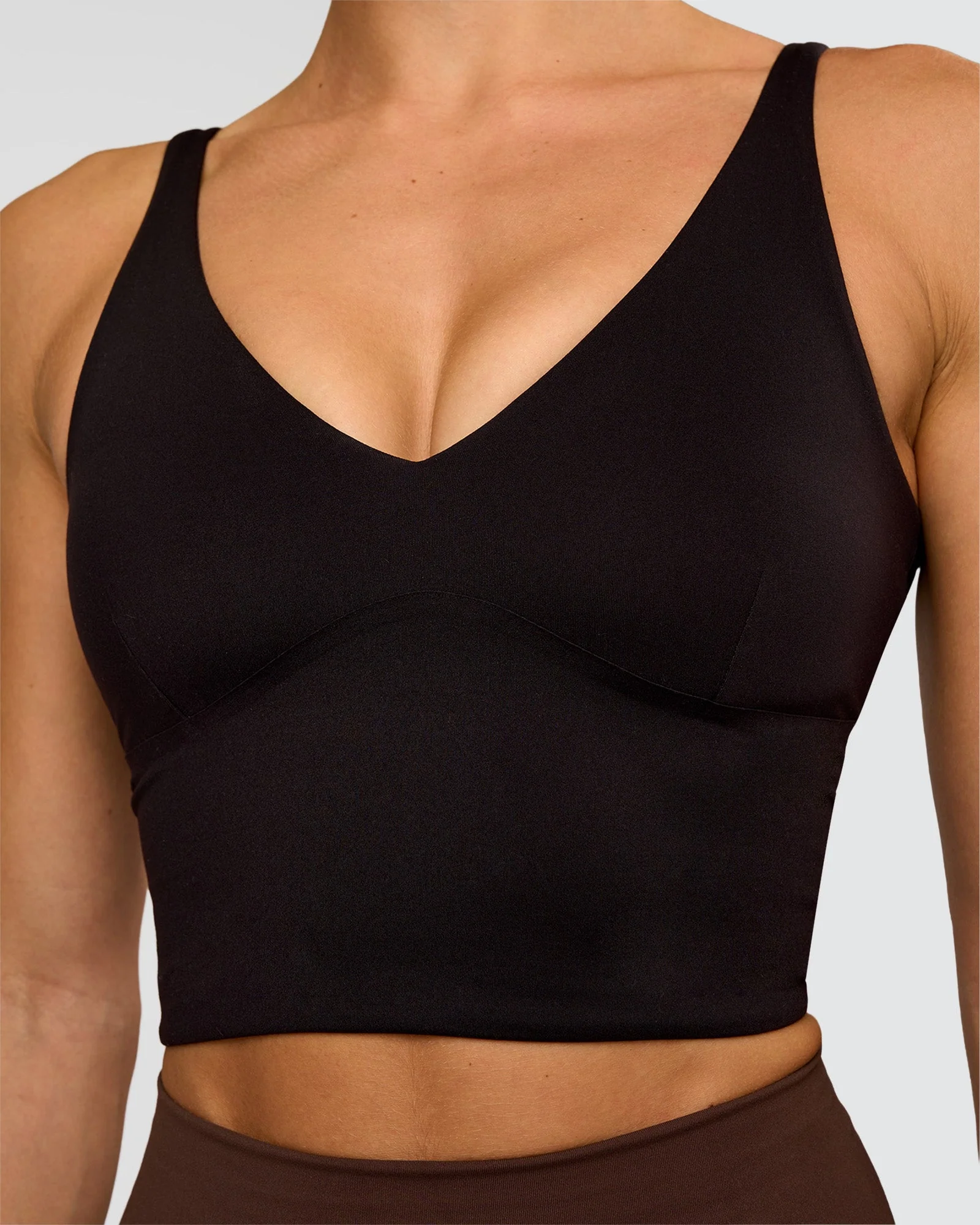 Vitality Long Line Sports Bra - Black - Image 5