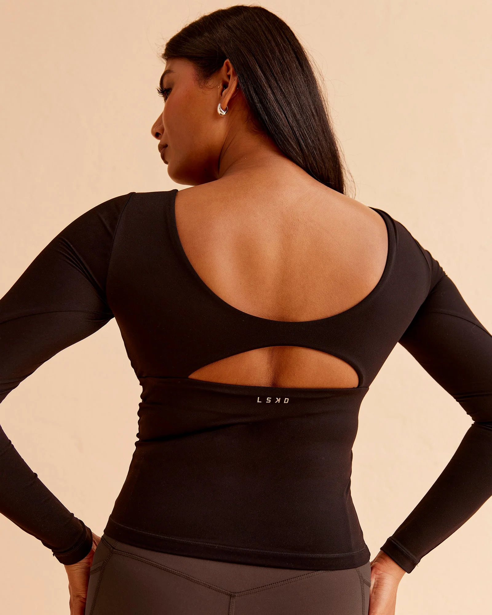 Vitality Long Sleeve Top - Black