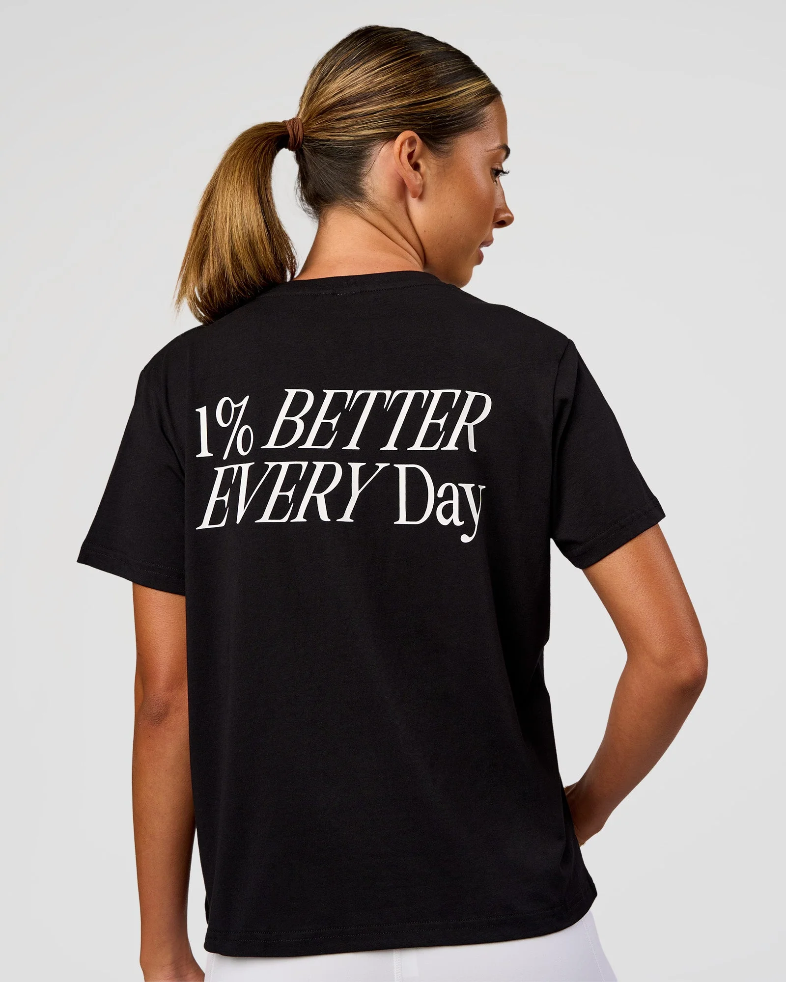 VS6 FLXCotton Regular Fit Tee - Black-White