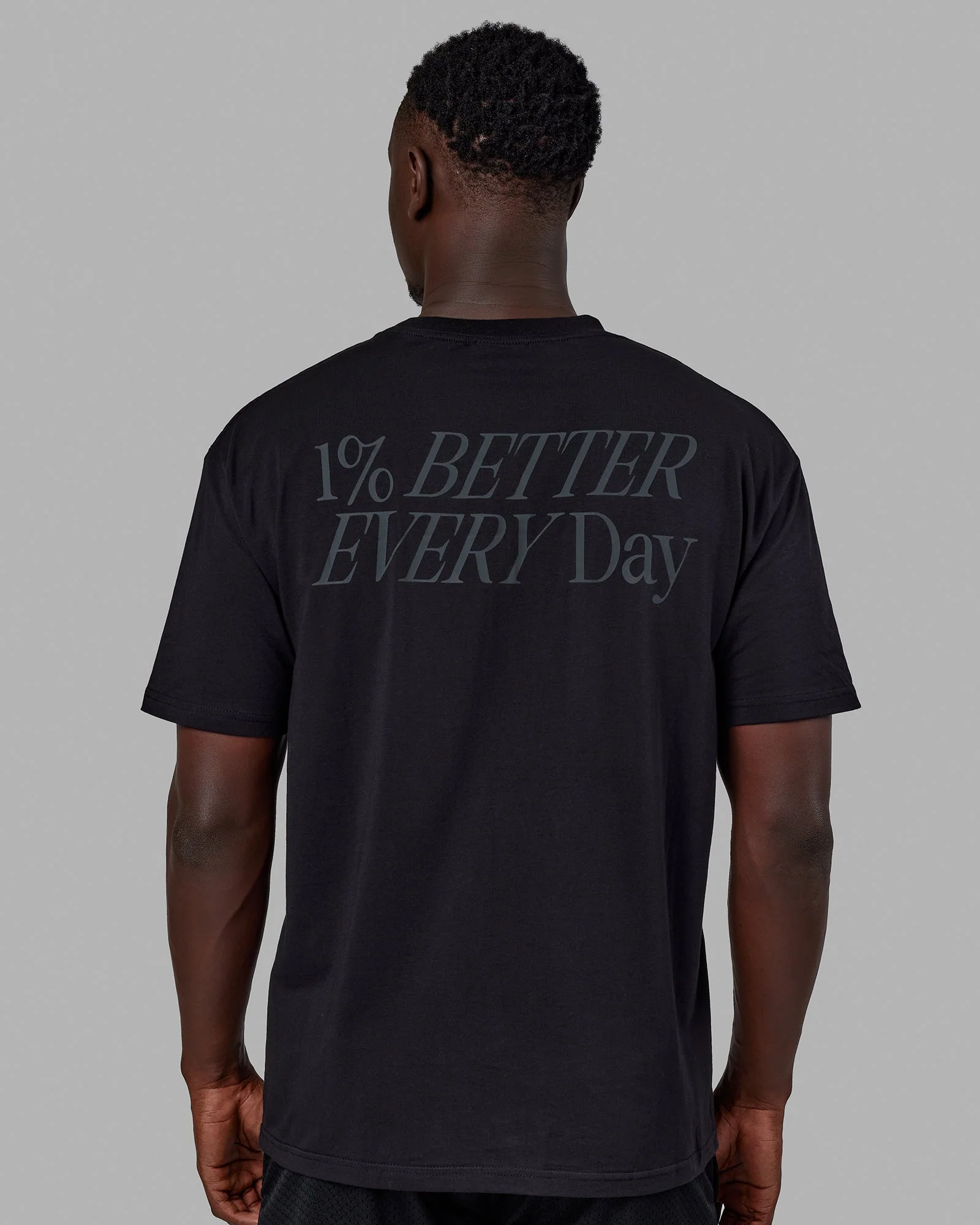 VS6 FLXCotton Tee Oversize - Triple Black - Image 8