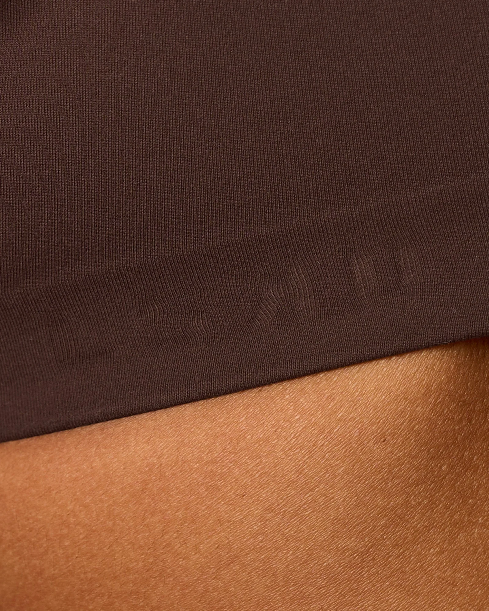 Flow Bonded Scoop Neck Sports Bra - Hot Chocolate - Image 6
