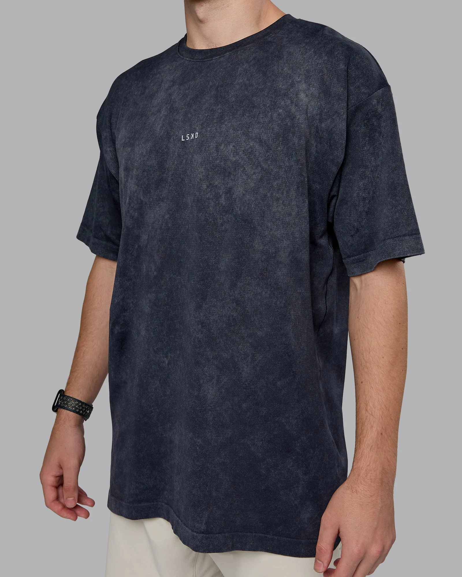 Power Oversized Tee - Pirate Black Washed - Image 10