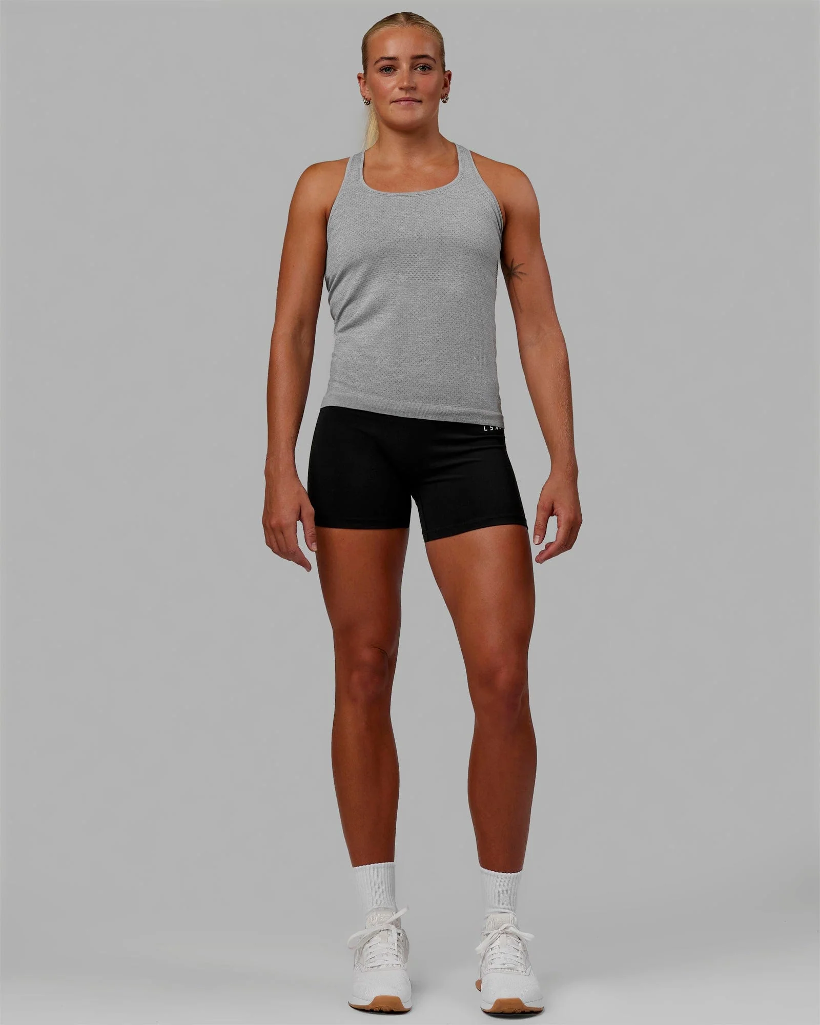 AeroFLX+ Seamless Tank - Light Grey Marl - Image 2