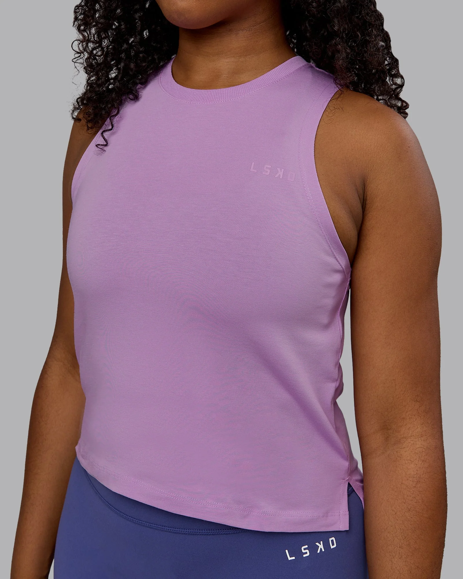 Deluxe PimaFLX Tank - Light Violet - Image 3
