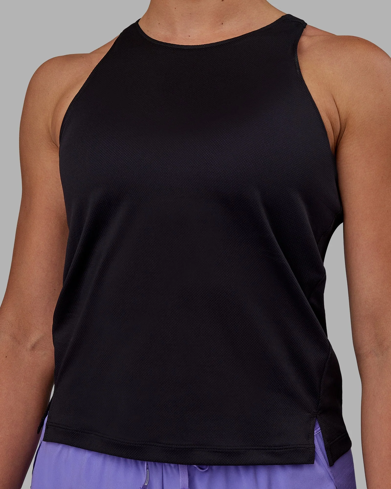 Pace Keep on Running Tank - Black-Dahlia Purple - Image 6
