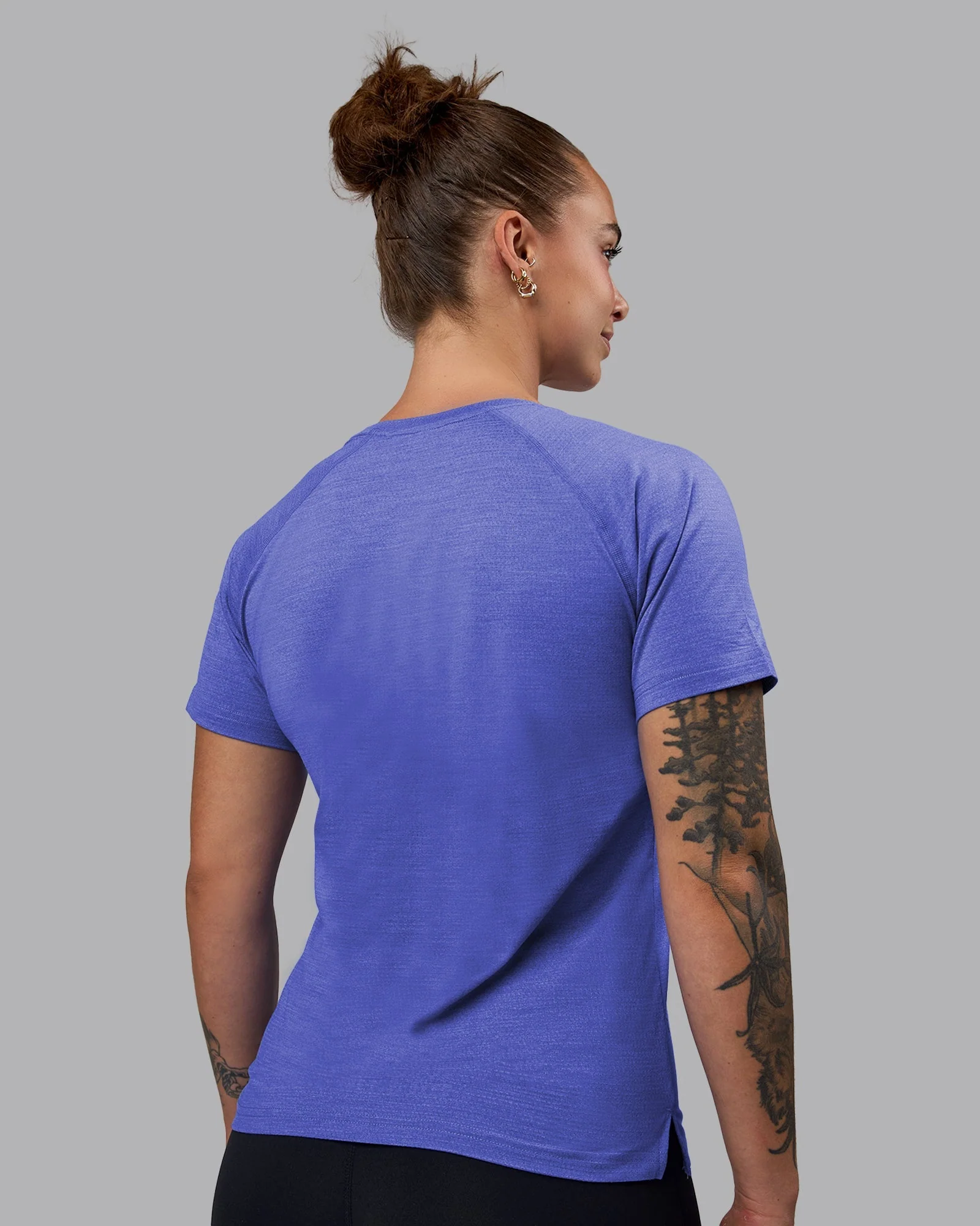 Perform VapourFLX Tee - Baja Blue Marl - Image 3