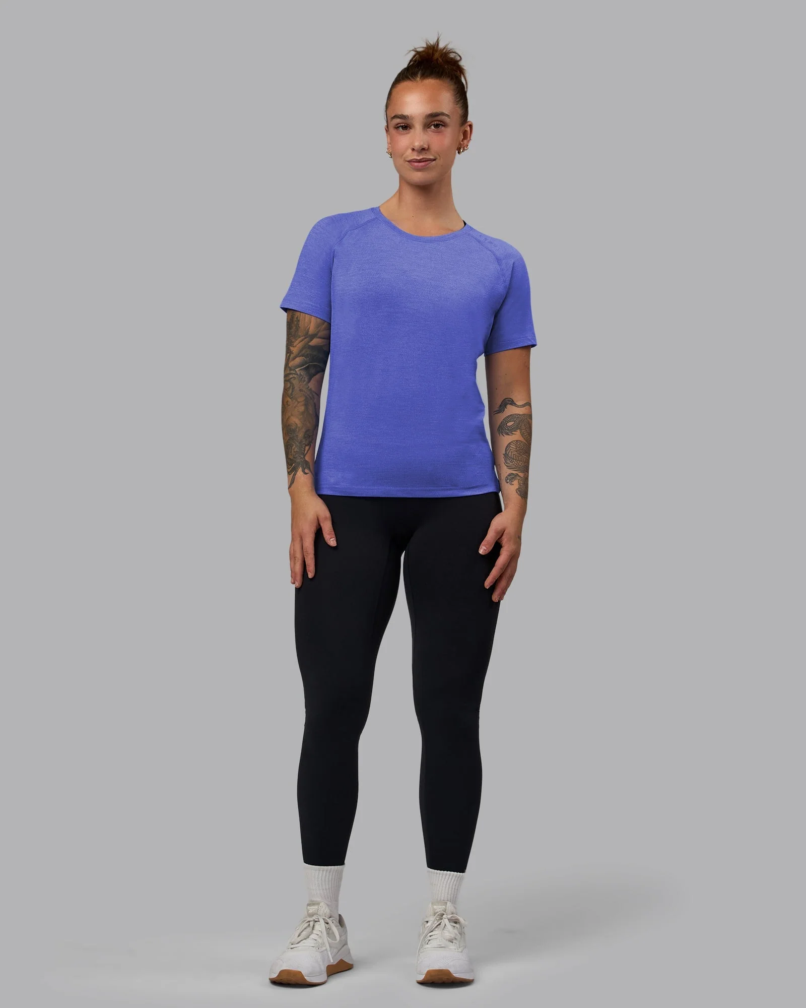 Perform VapourFLX Tee - Baja Blue Marl - Image 4