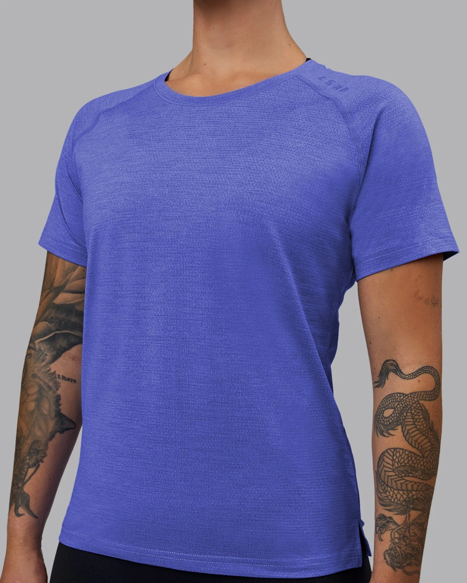 Perform VapourFLX Tee - Baja Blue Marl - Image 5
