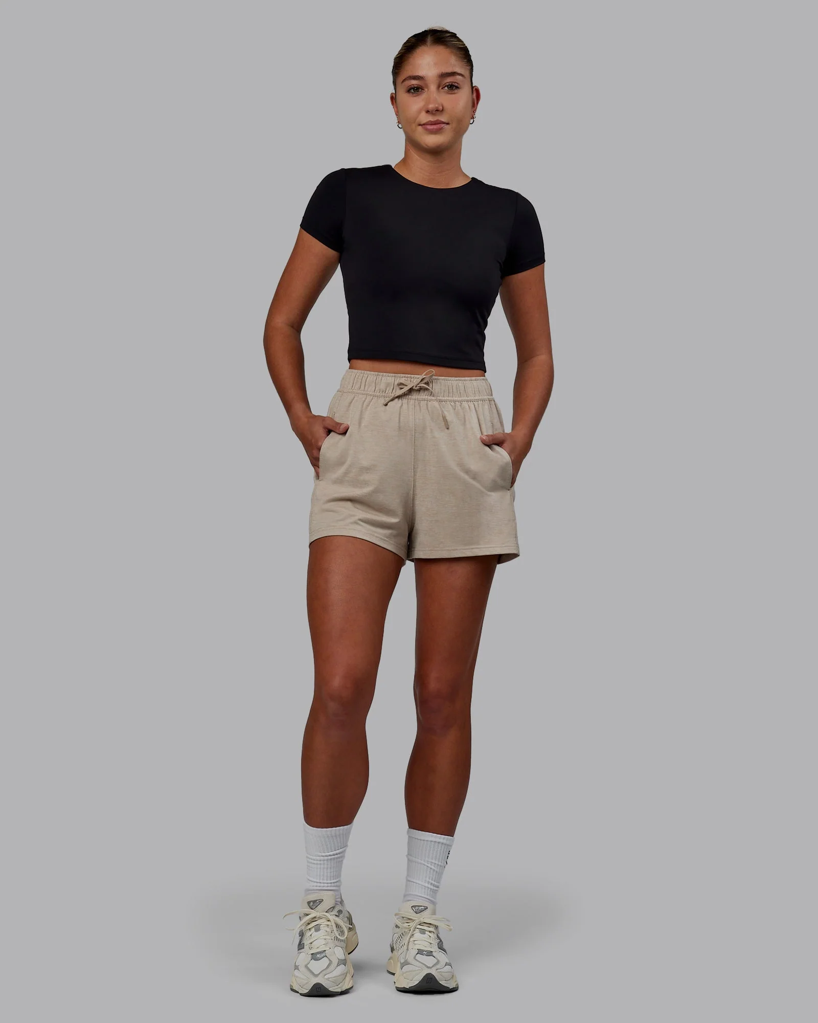 Restore CloudFLX Short - Oatmeal Marl - Image 7