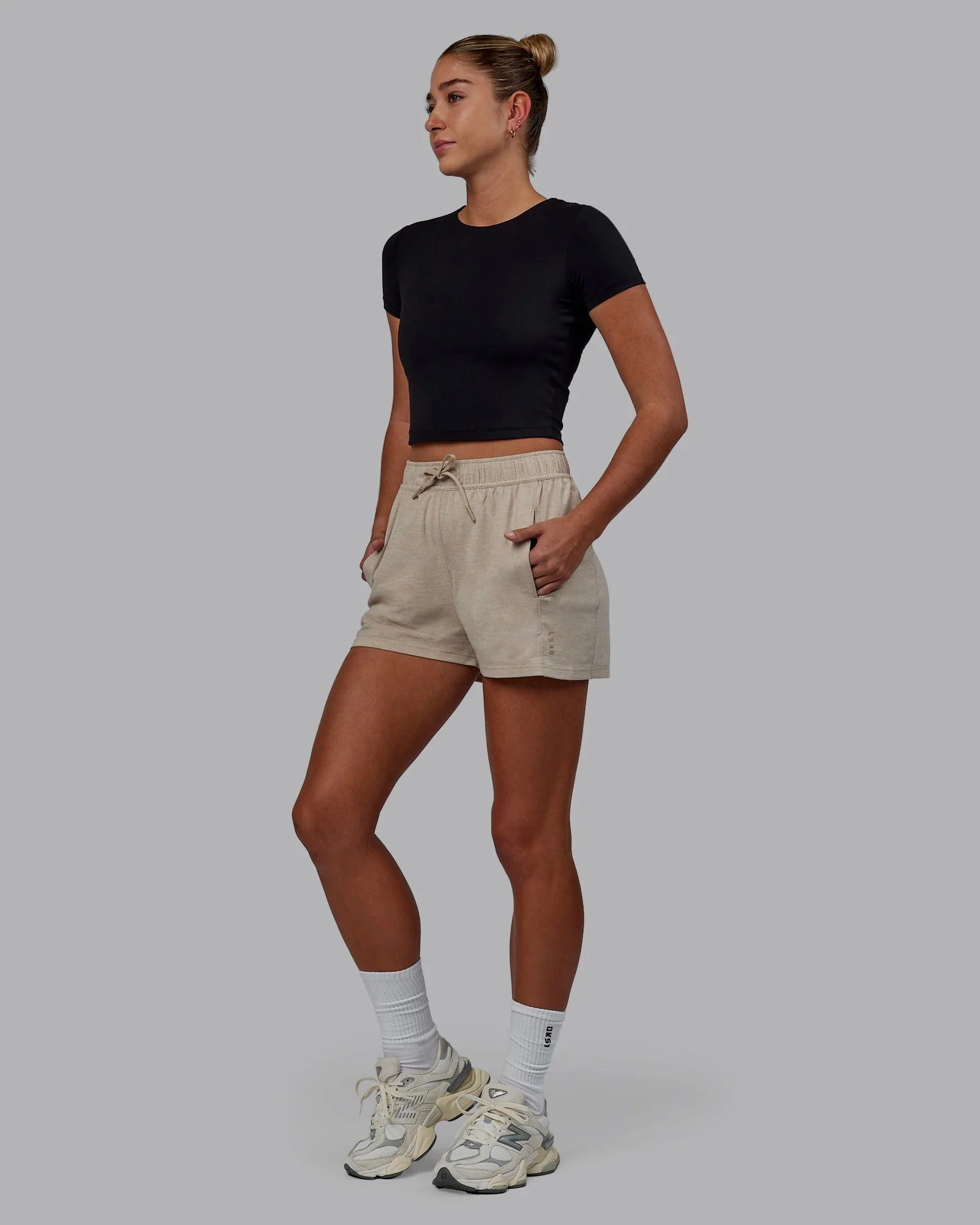 Restore CloudFLX Short - Oatmeal Marl - Image 8